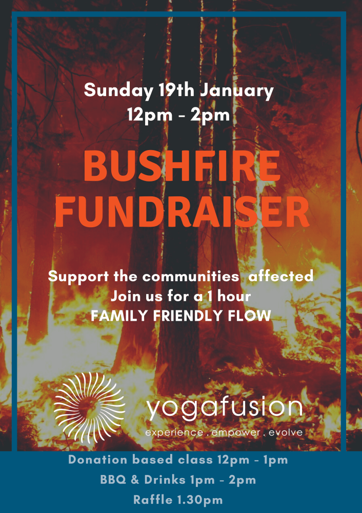yogafusion Bushfire Fundraiser